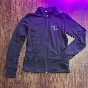 Women's black zip up sweatshirt Sick Bit*h small